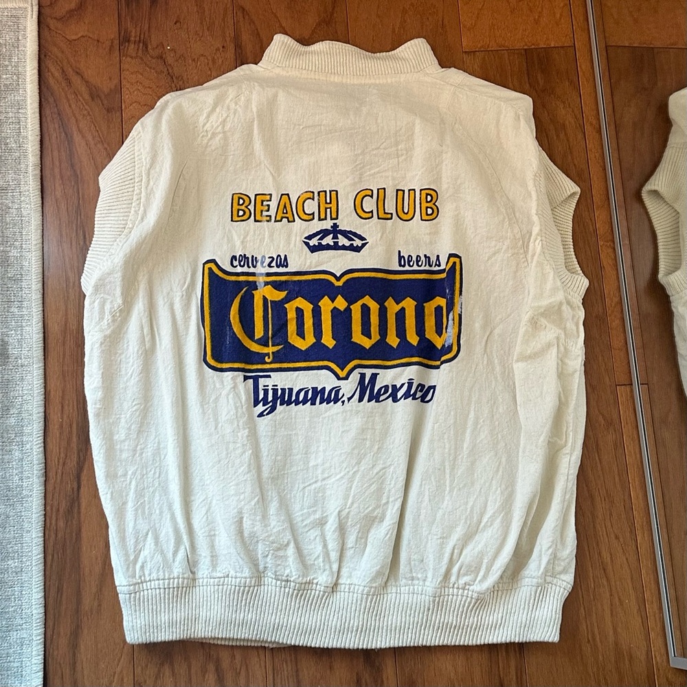 Vintage Corona Vest Zip up